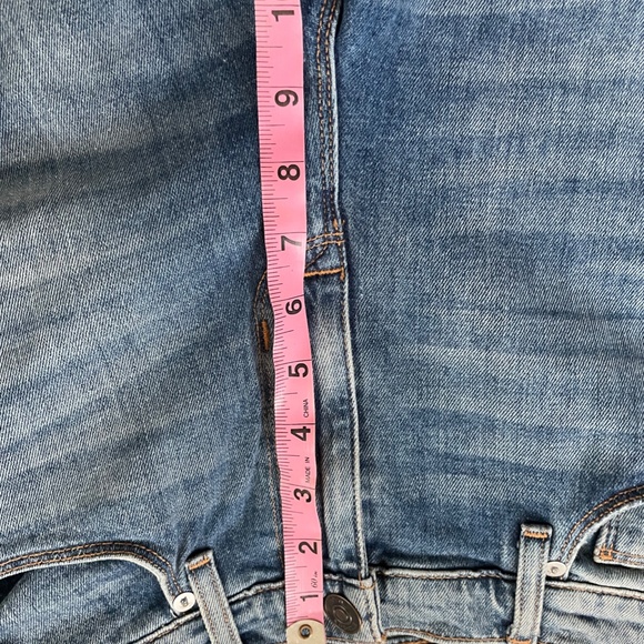 Hudson Zooey High Rise Straight Crop Distressed denim NEW - Picture 6 of 9